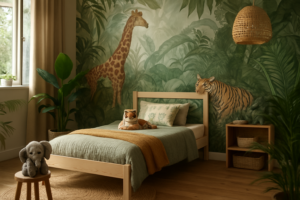 Chambre enfant jungle : idées déco pour une ambiance immersive et apaisante
