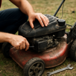 Comment réparer une tondeuse qui pétarade : diagnostic et solutions