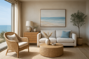 Décoration d’appartement bord de mer : 15 idées modernes et apaisantes pour une évasion cotière
