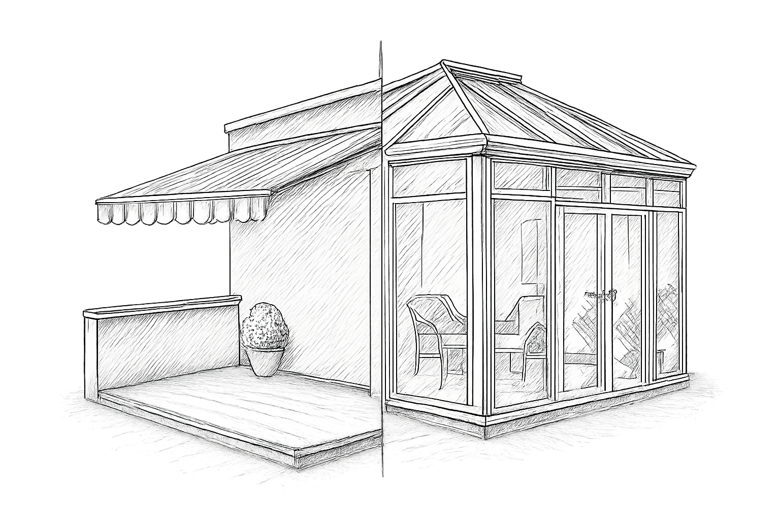 prix pour fermer une terrasse couverte