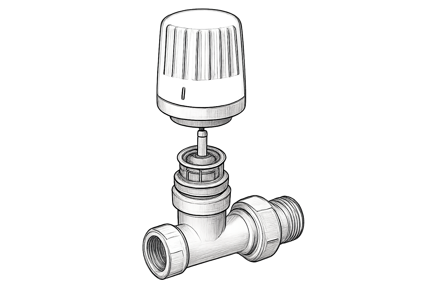 robinet thermostatique bloqué chaud