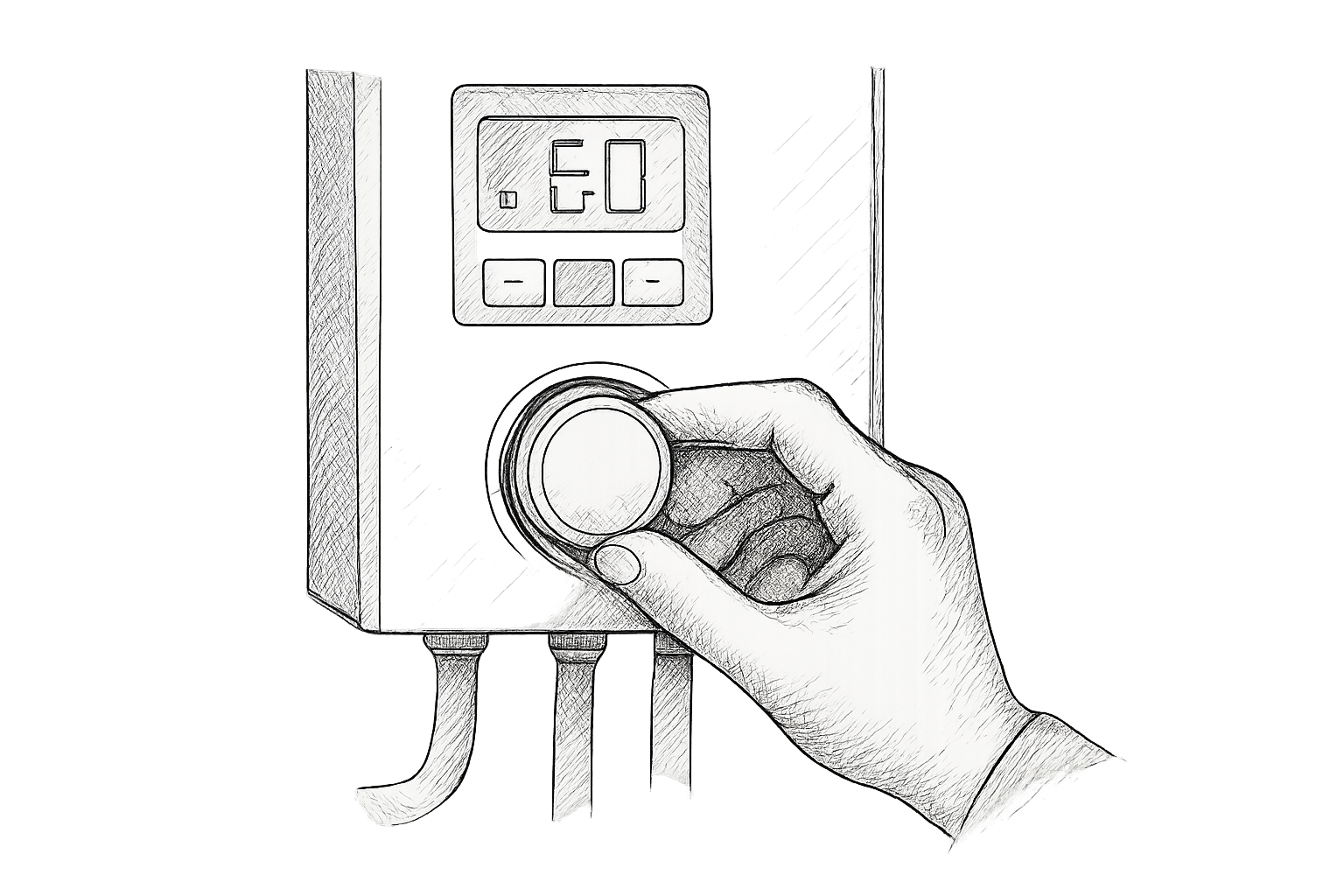 variation température eau chaude chaudière gaz
