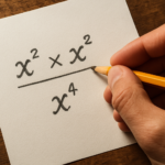 x au carré fois x au carré = x⁴ : résultat et explication