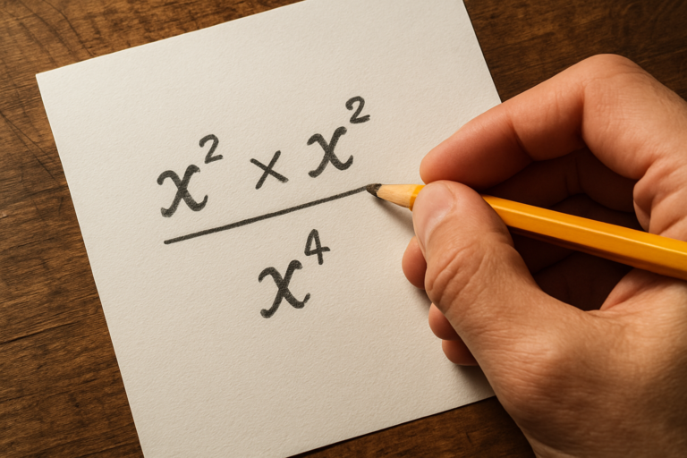 x au carré fois x au carré = x⁴ : résultat et explication