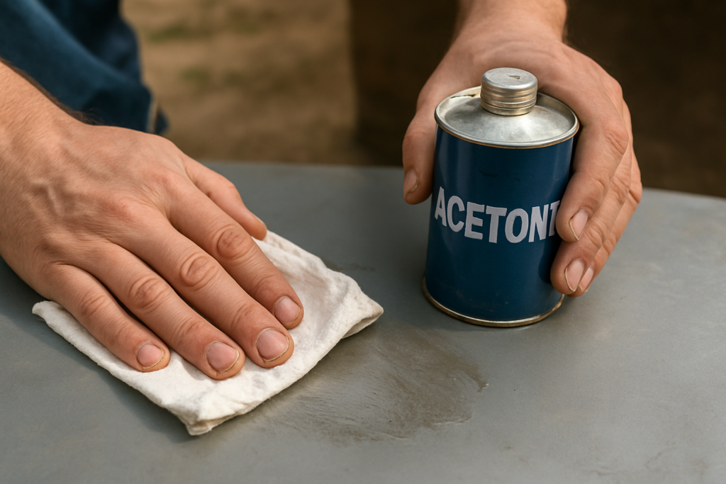 Nettoyage acetone avant peinture : le guide complet pour un dégraissage parfait