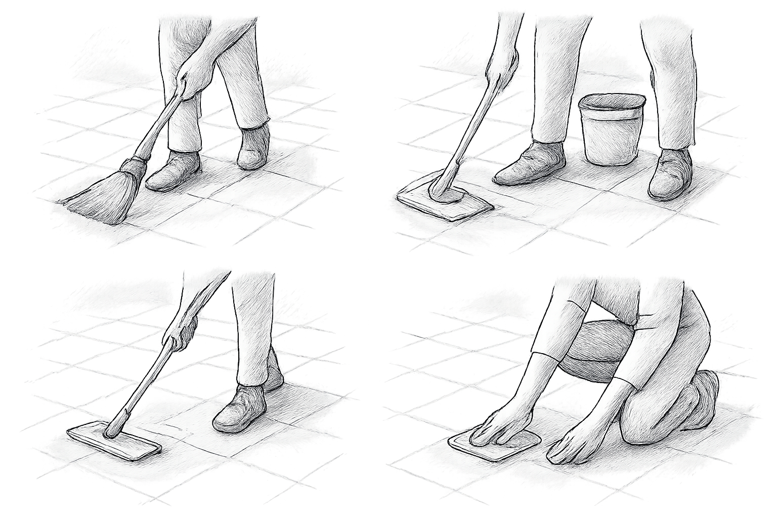 nettoyer carrelage brillant sans trace