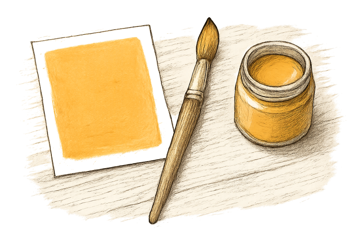 peinture ocre clair