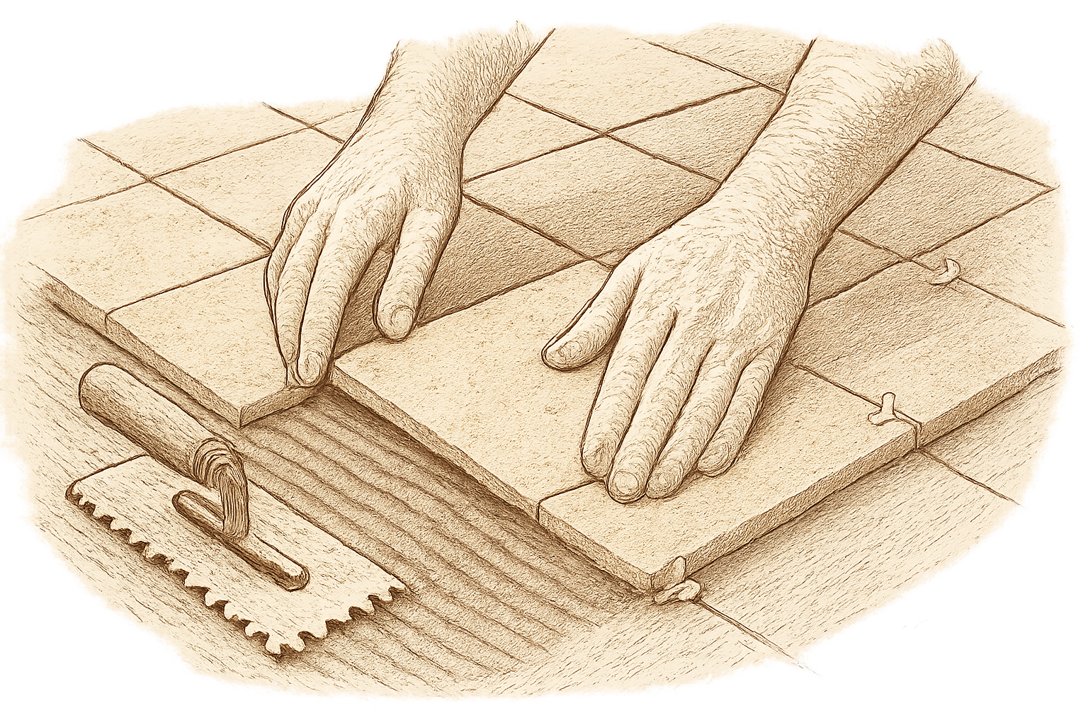 pose carrelage sur chape