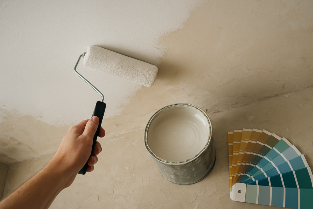 Prix au m2 peinture plafond : tarifs 2026 selon la couleur, l’état du support et le type de finition