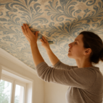 Tapisserie plafond : le guide complet pour une pose réussie et une déco spectaculaire